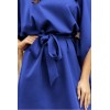 287-16 SOFIA Royal blue drugelio silueto suknelė