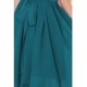 350-6 ALIZEE - Prabangi akvamarino spalvos lengva suknelė