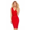 383-1 Elegantiška prabangi raudona suknelė