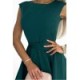 442-1 Prabangi žalia plazdanti suknelė