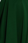 114-10 Plasdanti suknelė - Tamsiai žalia