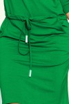 13-95 Sportinė suknelė su dirželiu ir kišenėmis - Ryškiai Žalia
