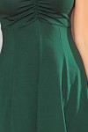 238-2 BETTY Plazdanti suknelė - Tamsiai žalia