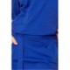 249-1 CASSIE Suknelė trumpomis rankovėmis - Mėlyna