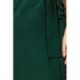 248-1 VERA Suknelė trumpomis rankovėmis - Tamsiai žalia