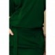 249-2 CASSIE - žalia suknelė trumpomis rankovėmis