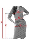 161-10 AGATA - Persikinė suknelė su apykakle