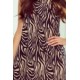 296-2 VICTORIA Stilinga zebro rašto suknelė