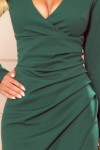 290-2 Žalia elegantiška suknelė