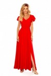 310-2 LIDIA Ilga raudona puošni suknelė
