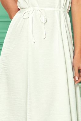 296-4 VICTORIA Lengva balta vasariška suknelė